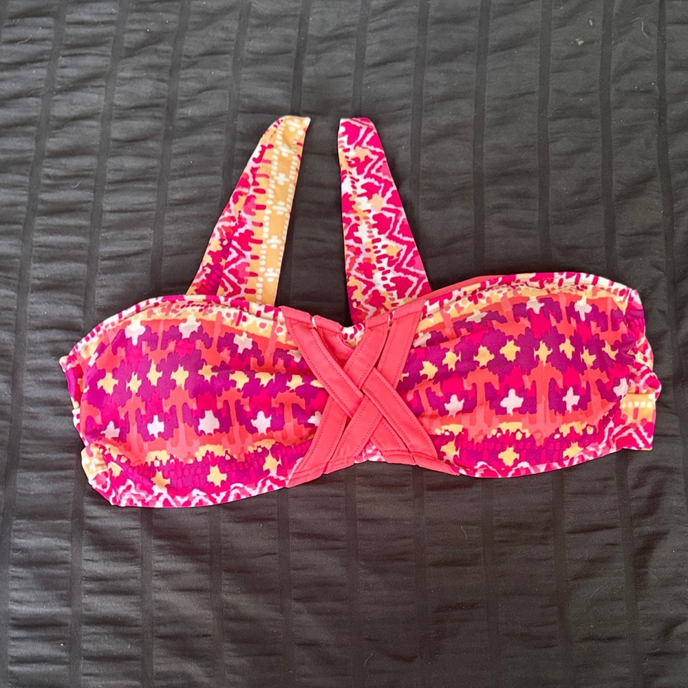 Aerie Pink and Orange Bikini Top
